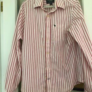 ABERCROMBIE & FITCH MENS BUTTON UP DRESS SHIRT